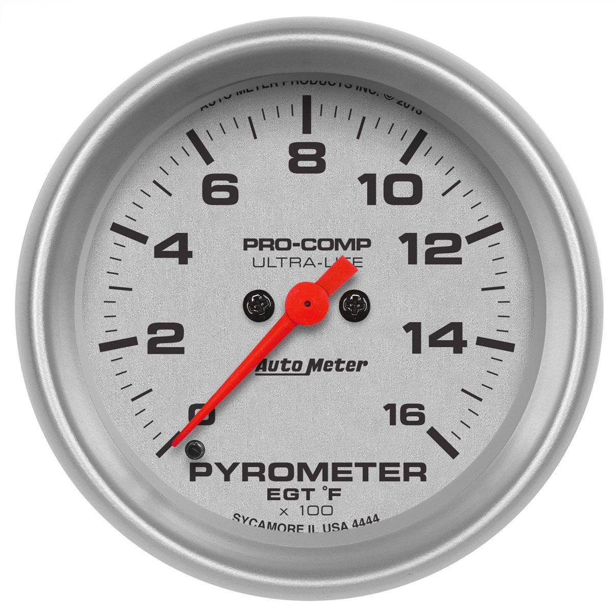 Autometer Ultra-Lite Series Pyrometer Gauge (AU4444) AU4444