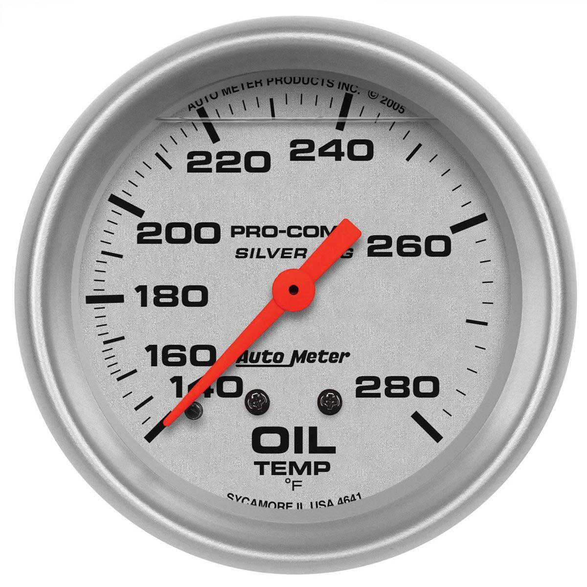 AutoMeter Ultra-Lite Series Oil Temperature Gauge (AU4641) AU4641