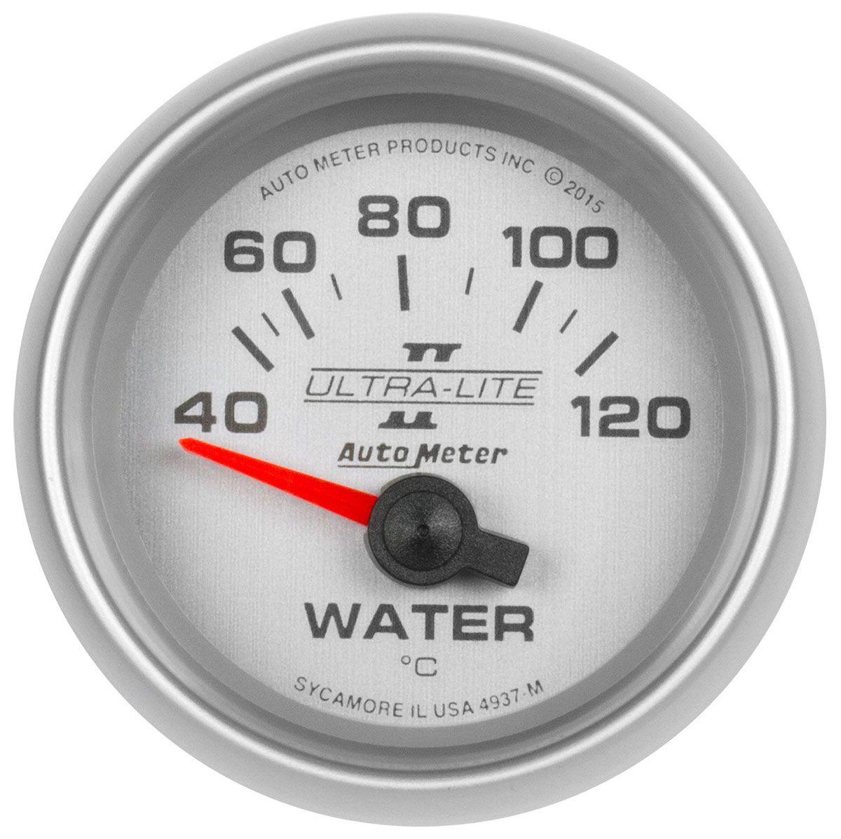 AutoMeter Ultra-Lite II Series Water Temperature Gauge (AU4937-M) AU4937-M