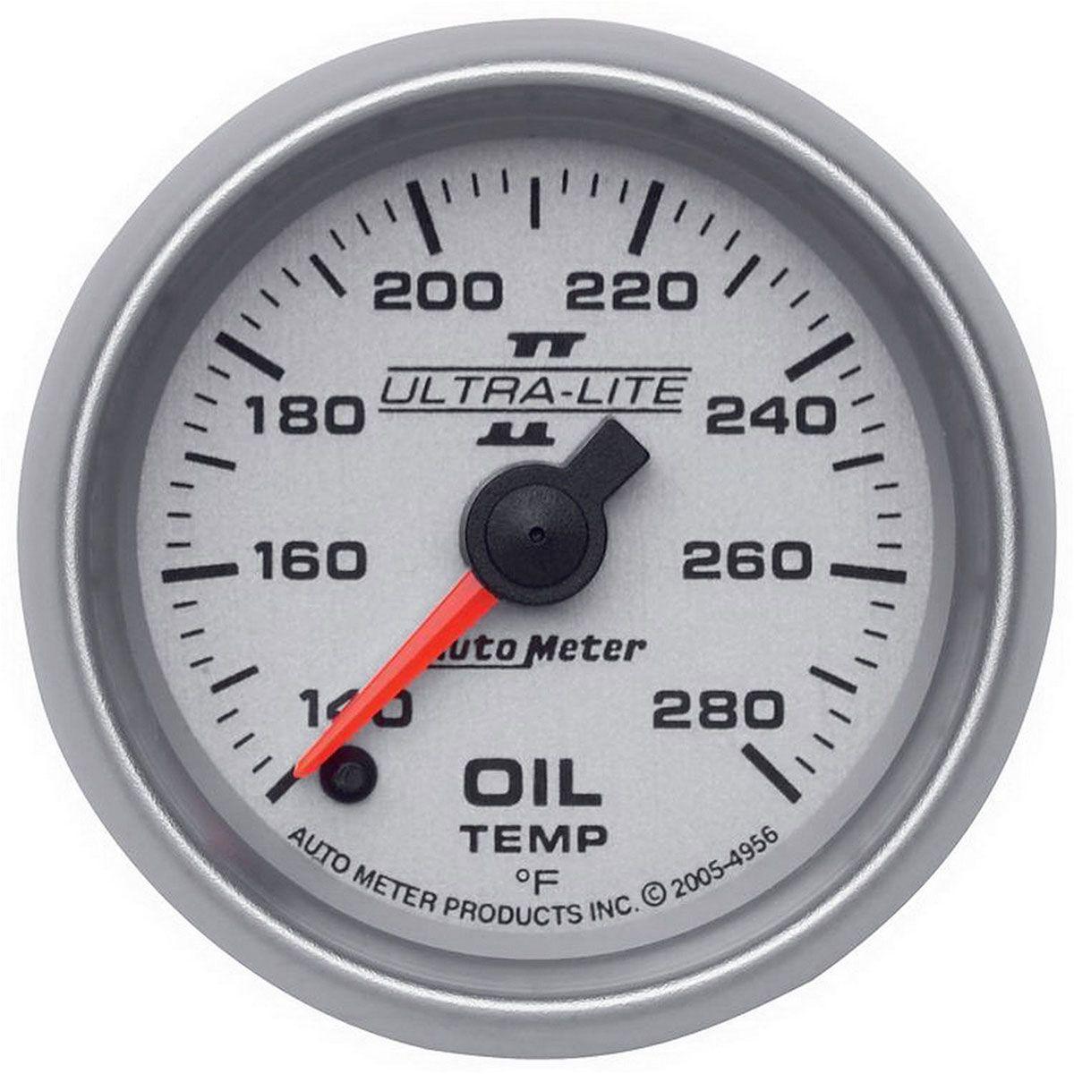 AutoMeter Ultra-Lite II Series Oil Temperature Gauge (AU4956) AU4956