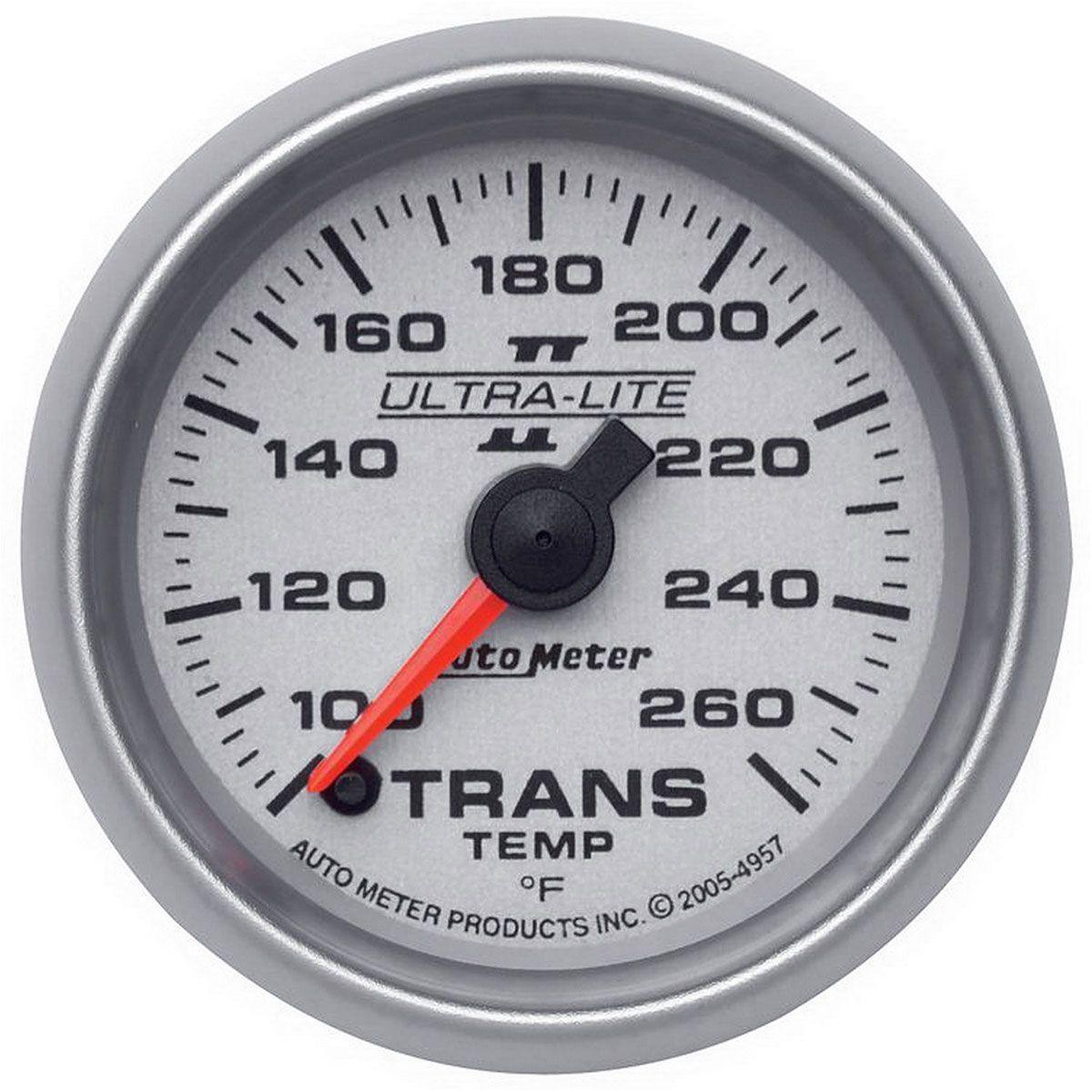 AutoMeter Ultra-Lite II Series Transmission Temperature Gauge (AU4957) AU4957