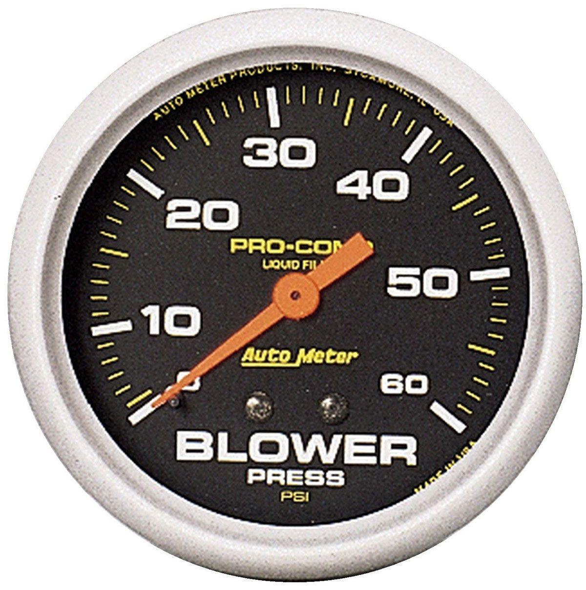 AutoMeter Pro-Comp Series Blower Pressure Gauge (AU5403) AU5403