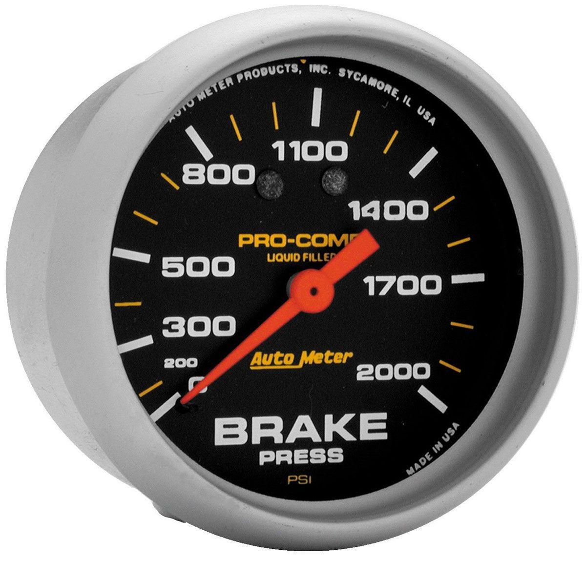 AutoMeter Pro-Comp Series Brake Pressure Gauge (AU5426) AU5426