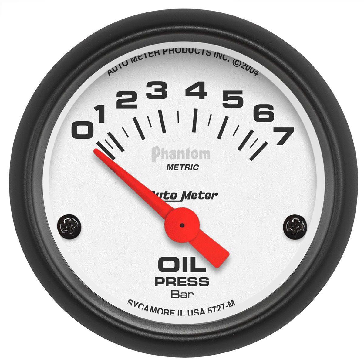 Autometer Phantom Series Oil Pressure Gauge (AU5727-M) AU5727-M