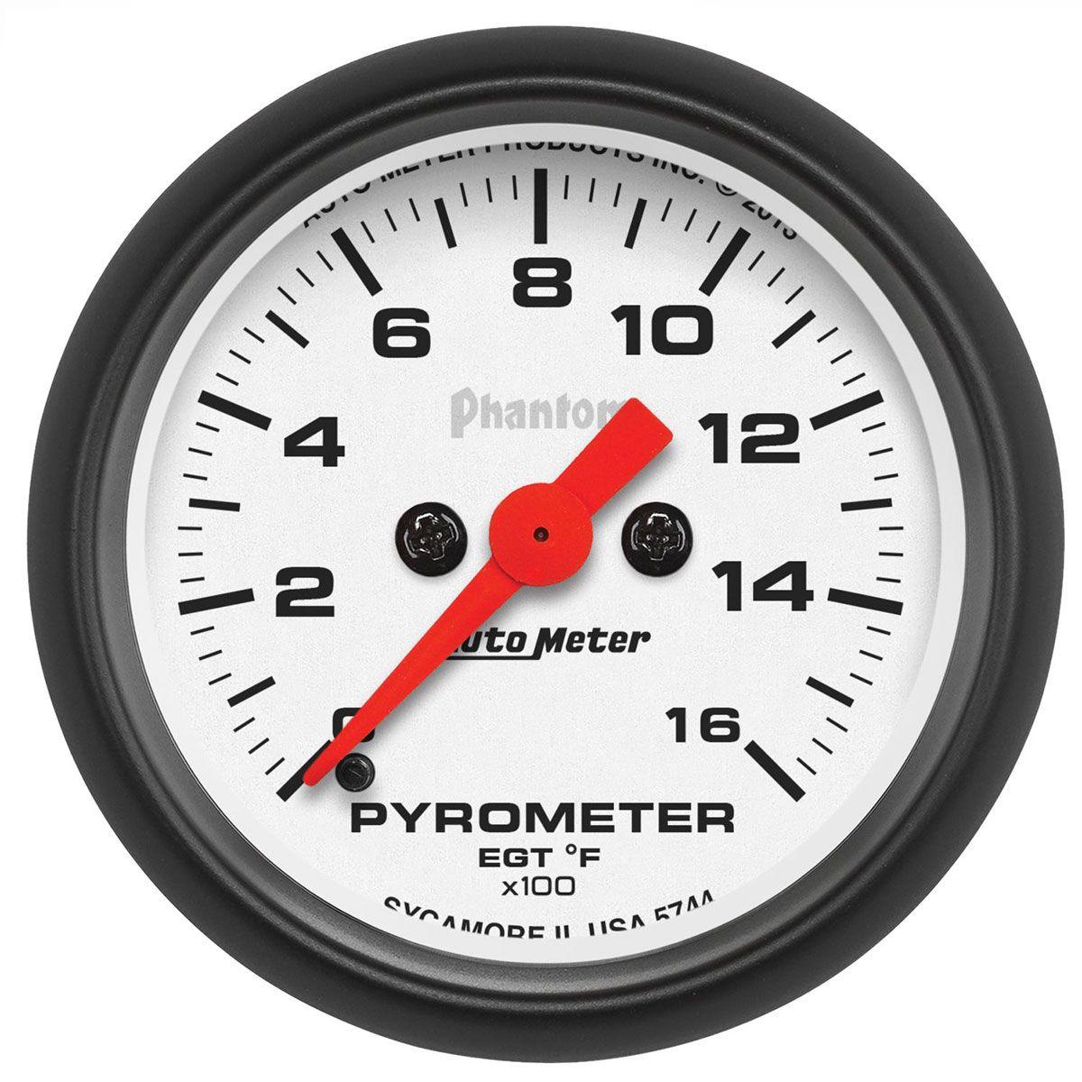 Autometer Phantom Series Pyrometer Gauge (AU5744) AU5744