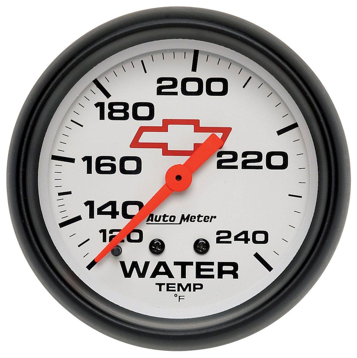 AutoMeter Chev Bow-Tie Water Temperature Gauge (AU5832-00406) AU5832-00406