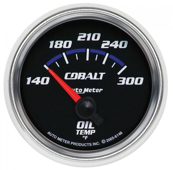 AutoMeter Cobalt Series Oil Temperature Gauge (AU6148-M) AU6148-M