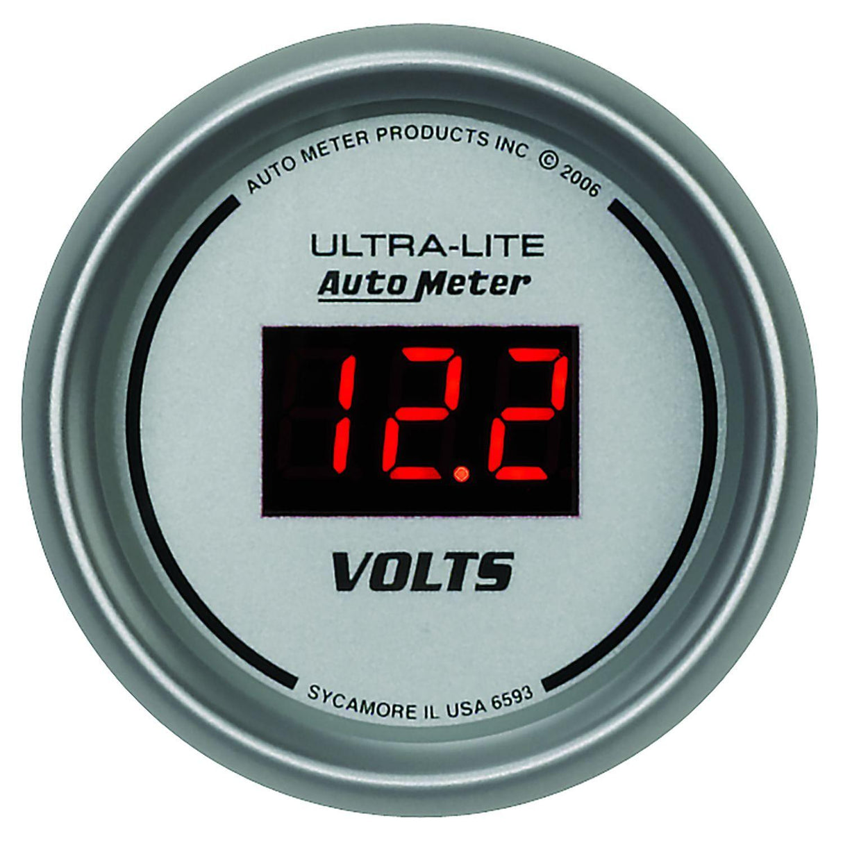 Autometer Ultra-Lite Digital Series Voltmeter Gauge (AU6593) AU6593