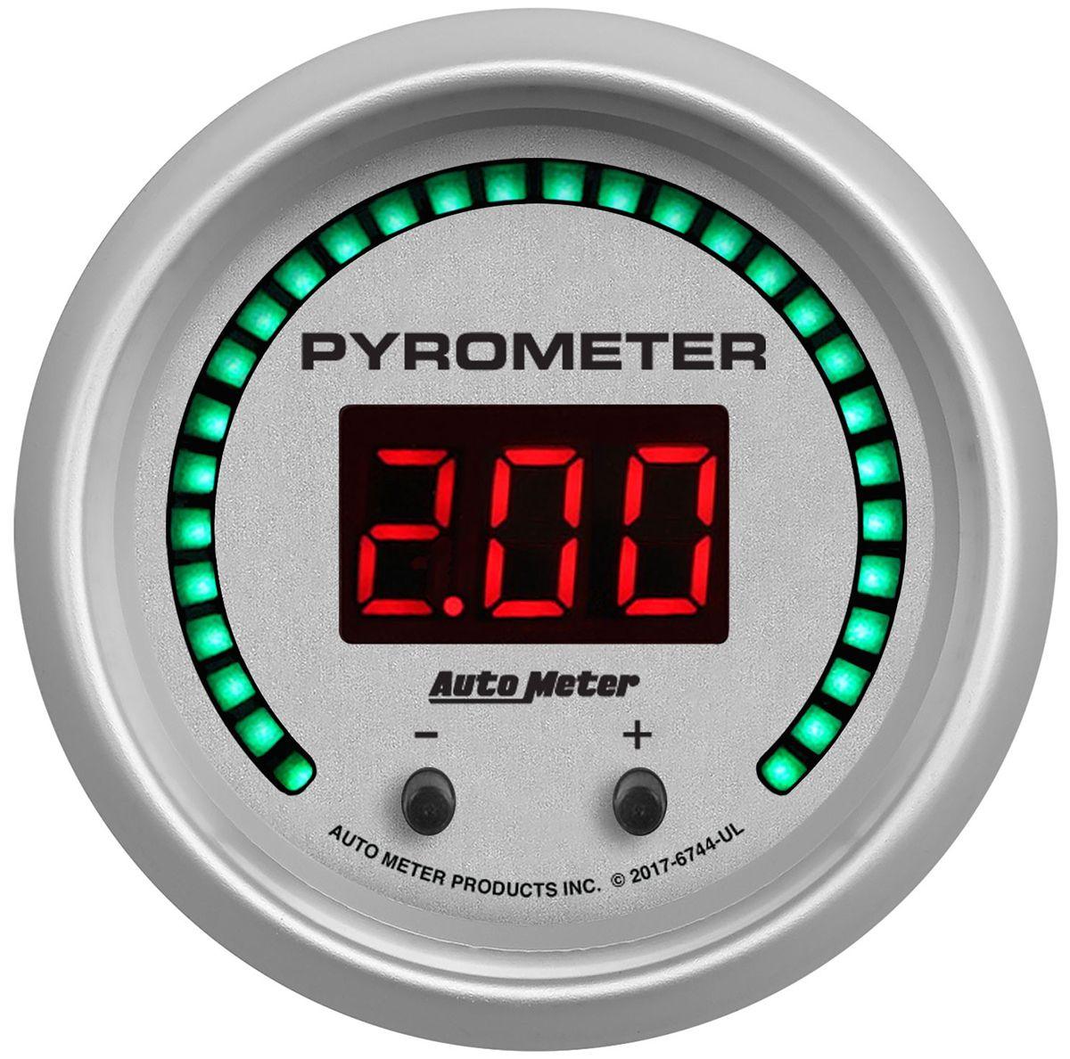 Autometer Ultra-Lite Series 2CH Pyrometer (EGT) Gauge (AU6744-UL) AU6744-UL