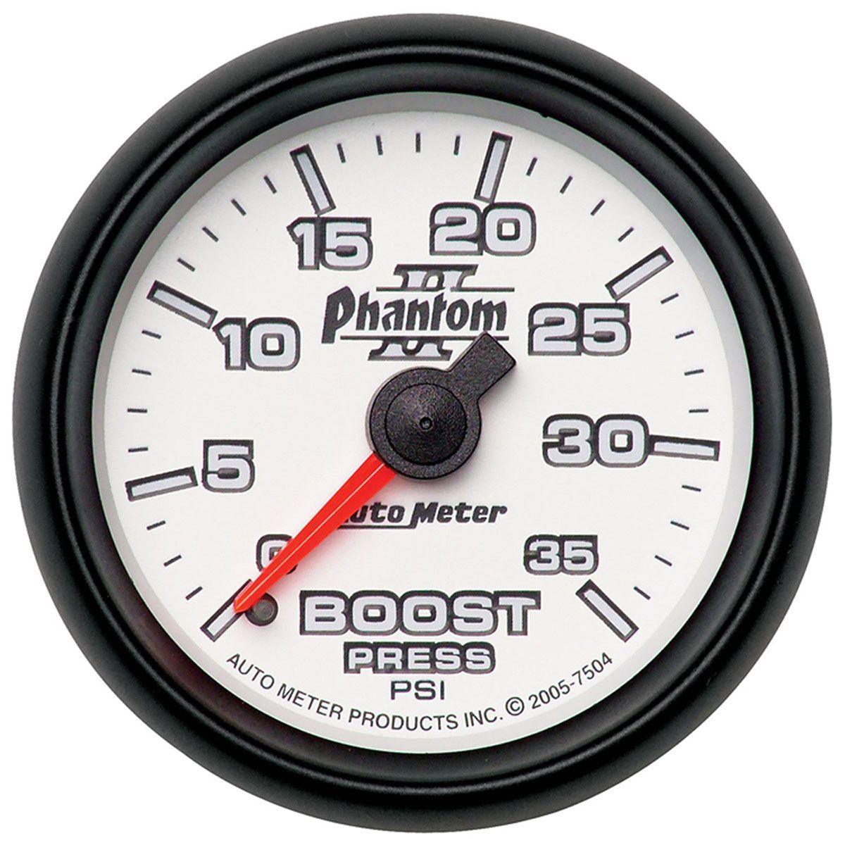 Autometer Phantom II Series Boost Gauge (AU7504) AU7504