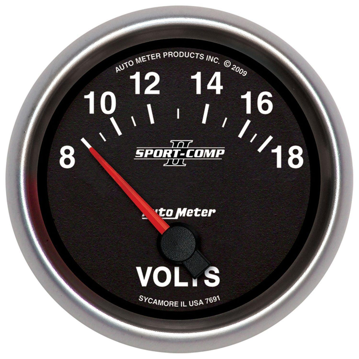 Autometer Sport-Comp II Voltmeter Gauge (AU7691) AU7691