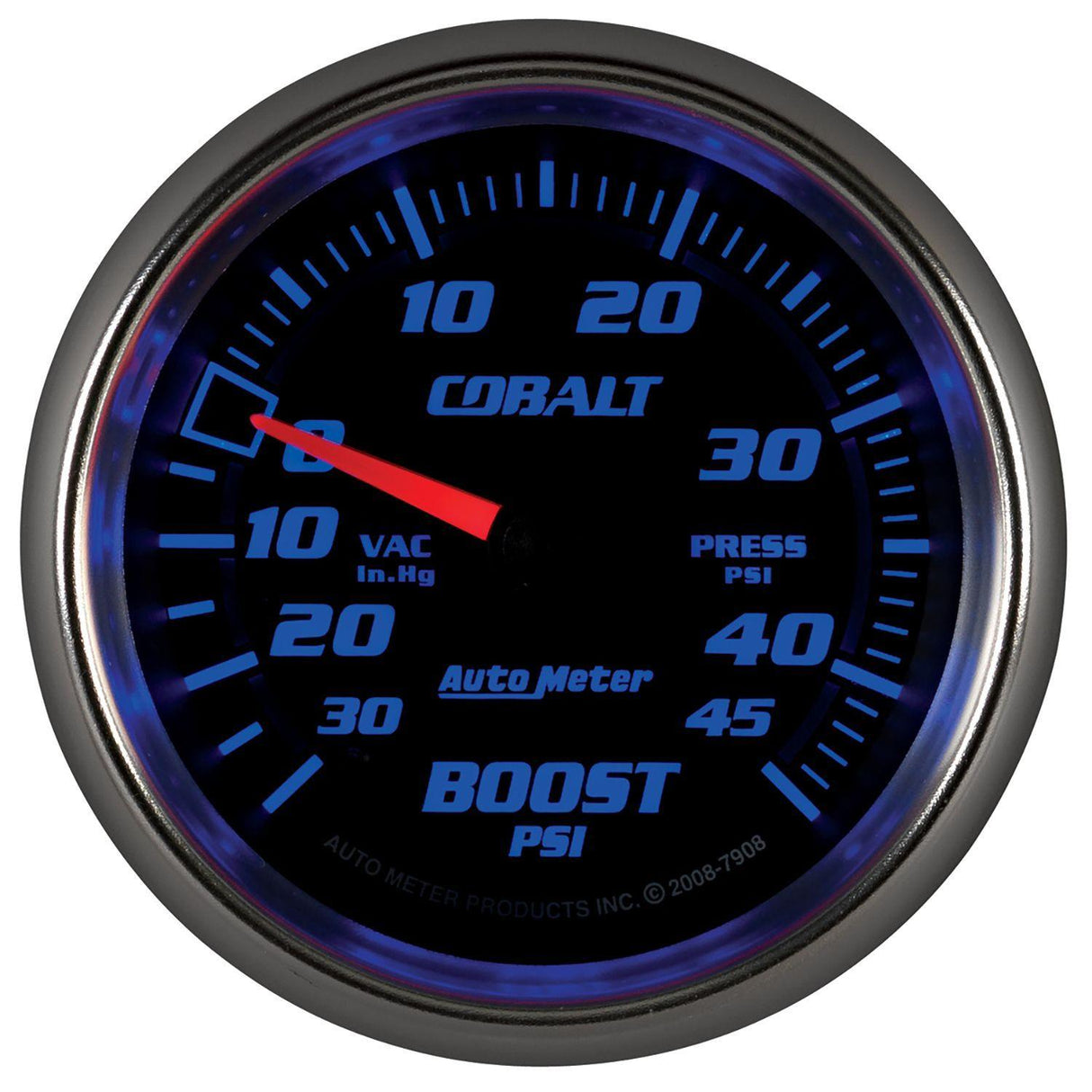 AutoMeter Cobalt Series Boost/Vacuum Gauge (AU7908)
