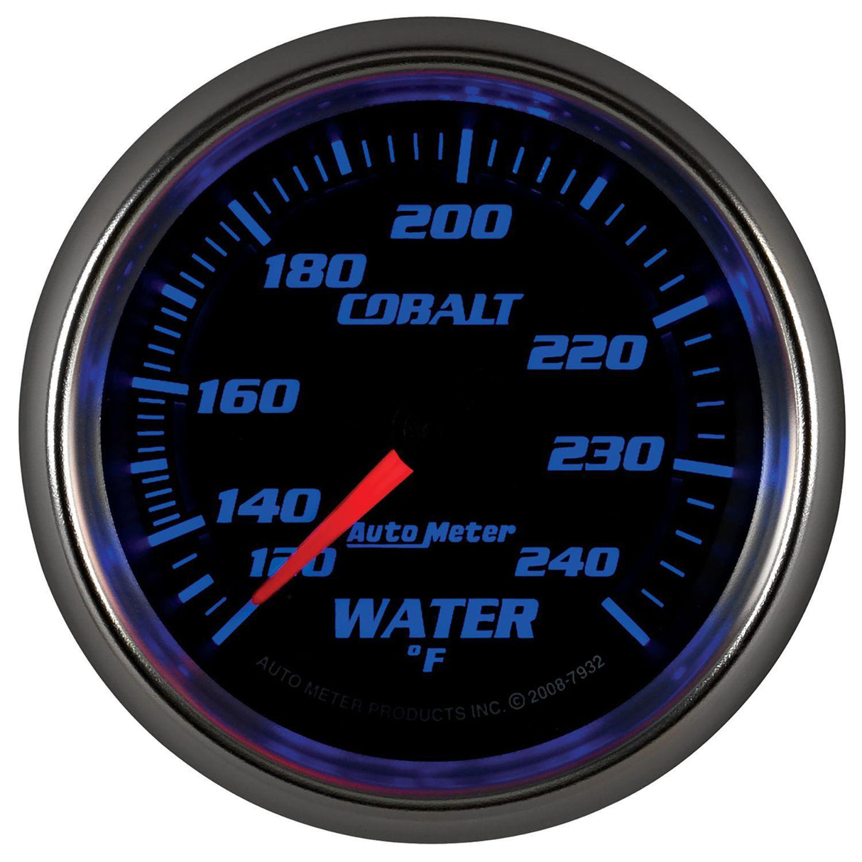 AutoMeter Cobalt Series Water Temperature Gauge (AU7932)