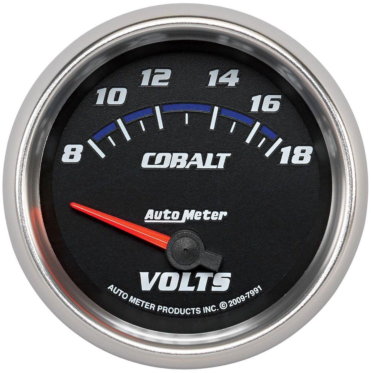 Autometer Cobalt Series Voltmeter Gauge (AU7991) AU7991