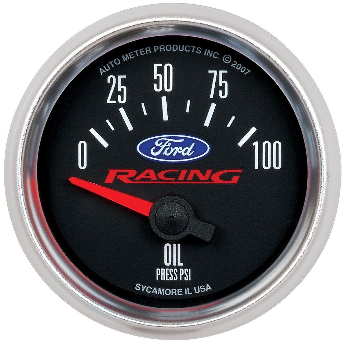 Autometer Ford Racing Oil Pressure Gauge (AU880076) AU880076