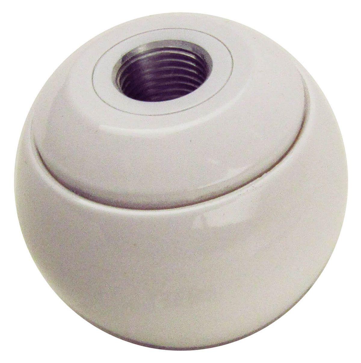 B&M Shifter Knob, White (BM46110)