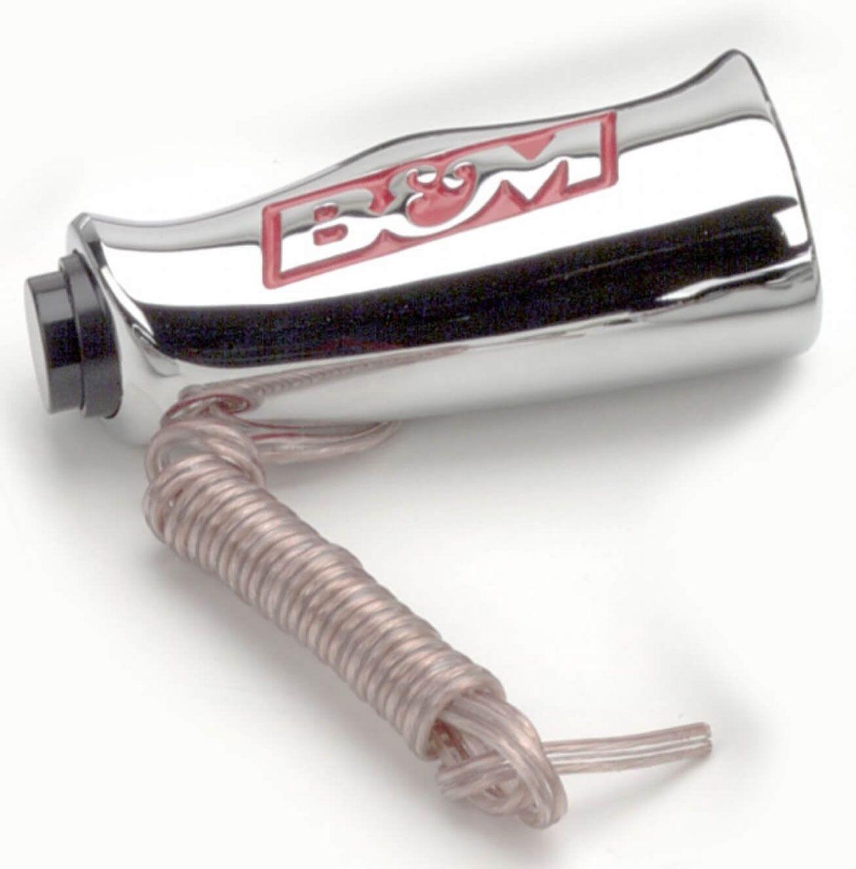 B&M Universal T-Handle, Chrome w/ 12V switch (BM80659)