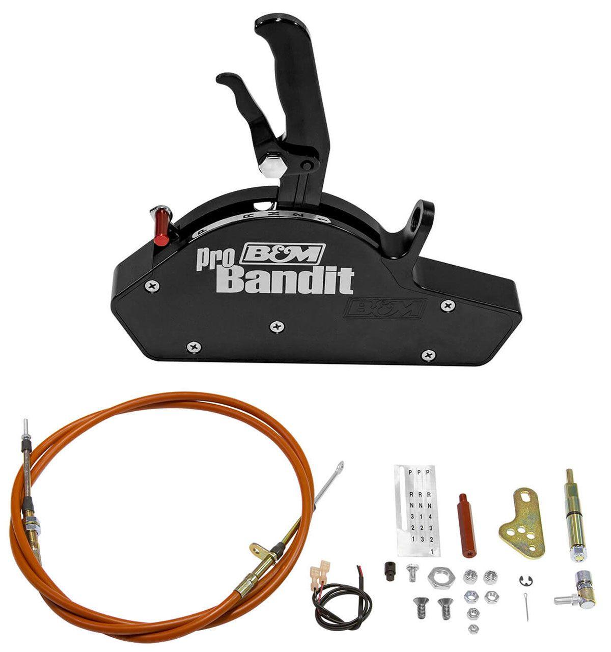 B&M Gate Shifter, Stealth Pro Bandit Race, Universal 2, 3 & 4-speed Compatible (BM81112)