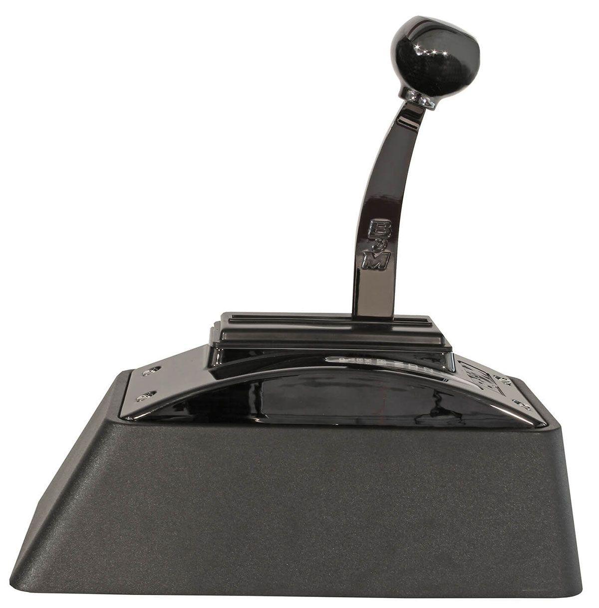 B&M Automatic Shifter, Quicksilver, Black Chrome, For Chevrolet, Mopar, For Ford, For Lincoln, For Mercury, Each (BM81683)