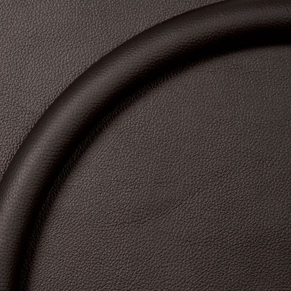 Billet Specialties 14" D-Shaped Half-Wrap Steering Wheel Ring, Black Leather (BS28708) BS28708