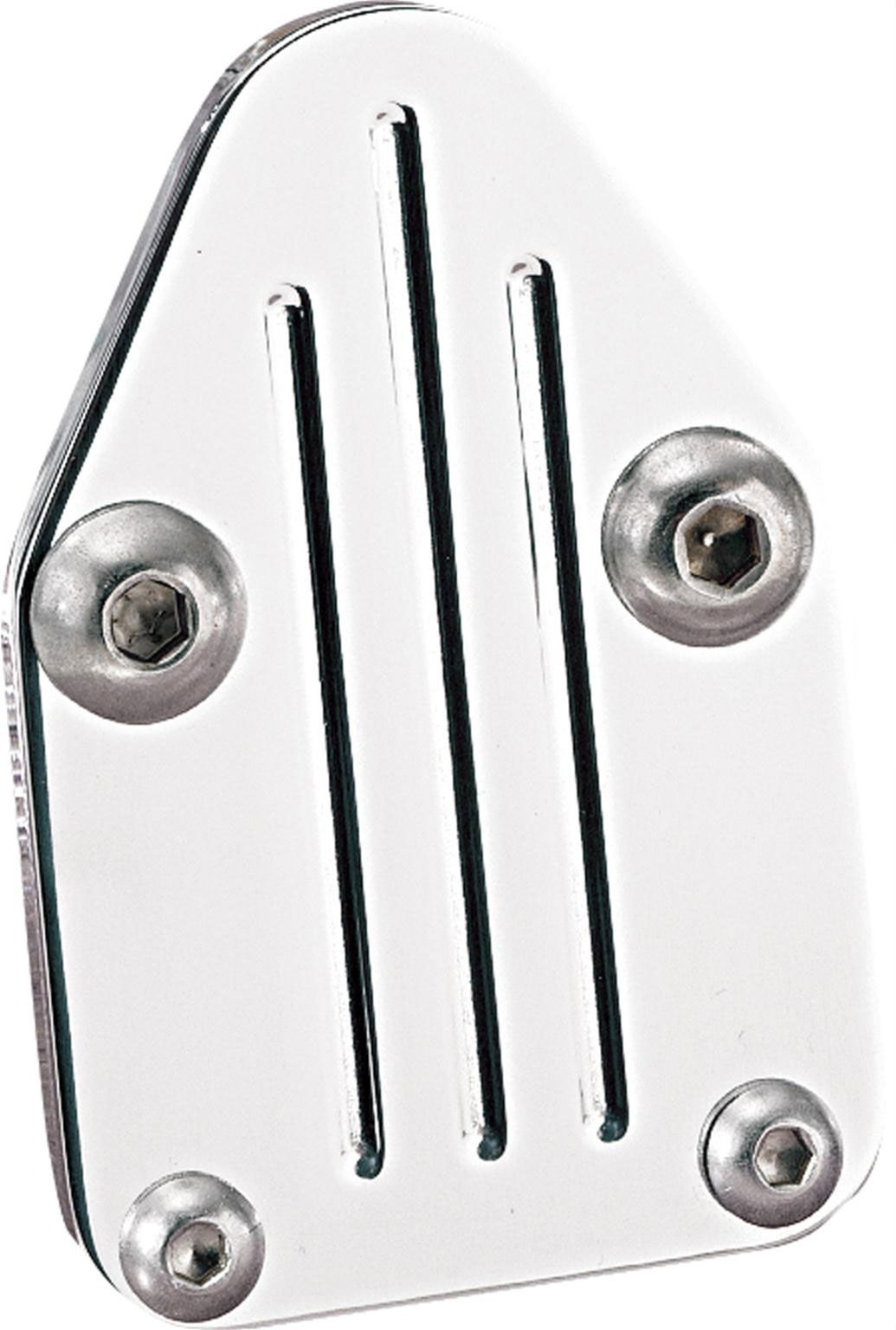 Billet Specialties Fuel Pump Block Off Plate Ball Milled - Polished (BS41120)