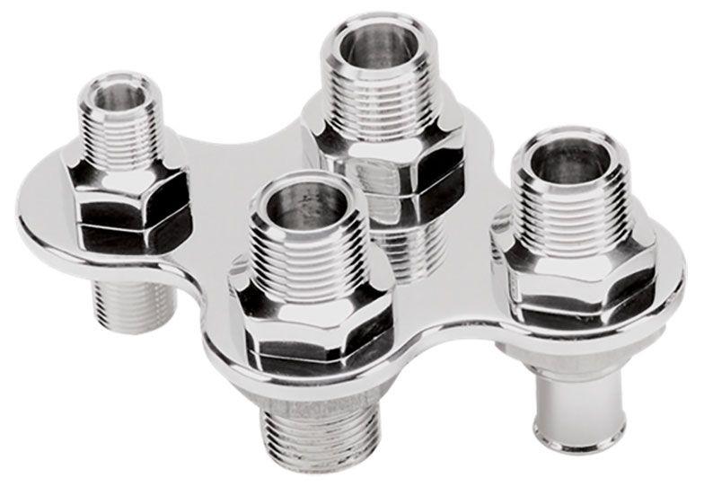 Billet Specialties Firewall Bulkhead - Polished (BS66925) BS66925
