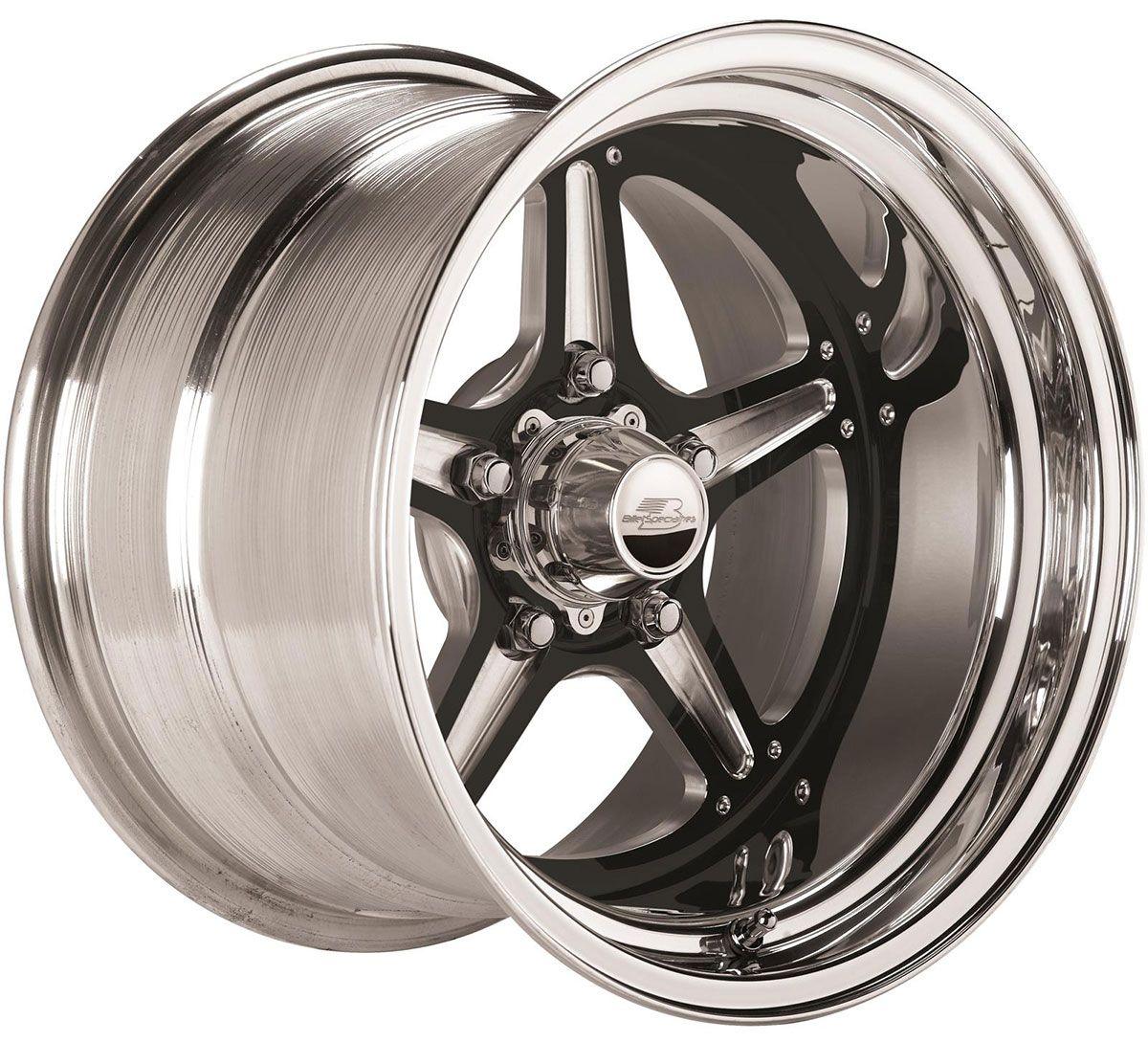 Billet Specialties Street Lite 15x8" Wheel, Black (BSBRS035806535N) BSBRS035806535N