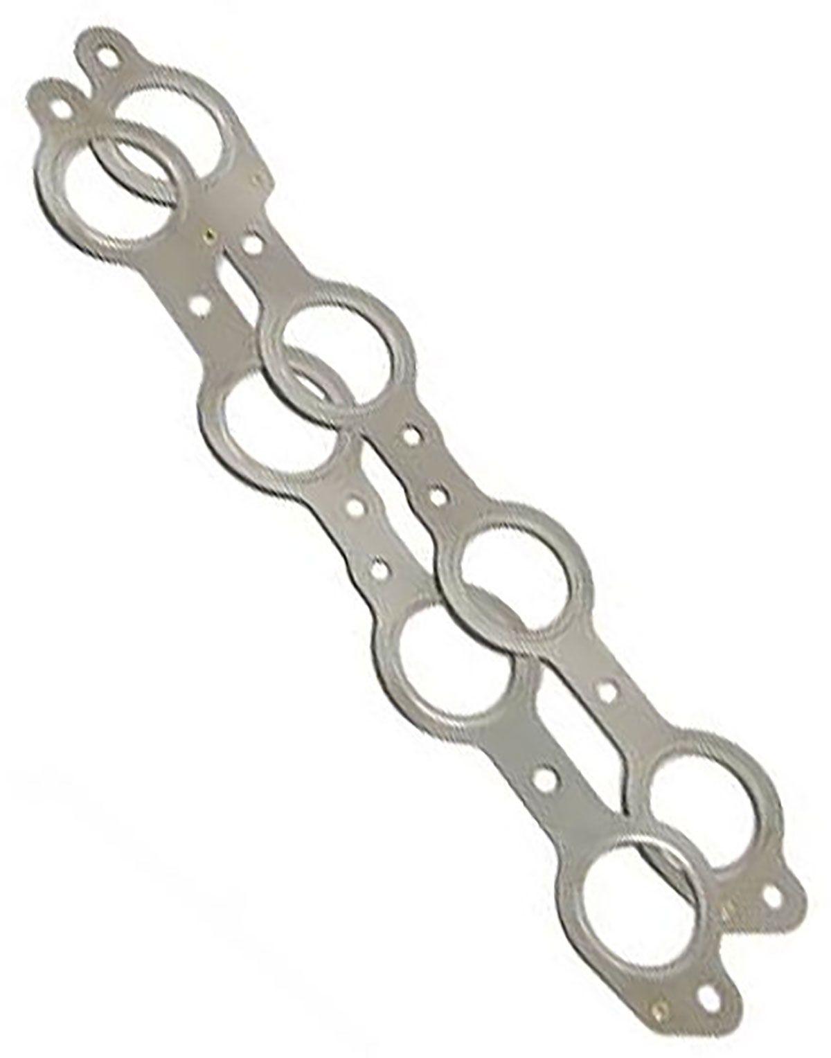 Cometic Multi-Layer Steel Exhaust Gasket Set, 1.545" x 1.700" Ports, .040" Thick (CMC5665-040) CMC5665-040