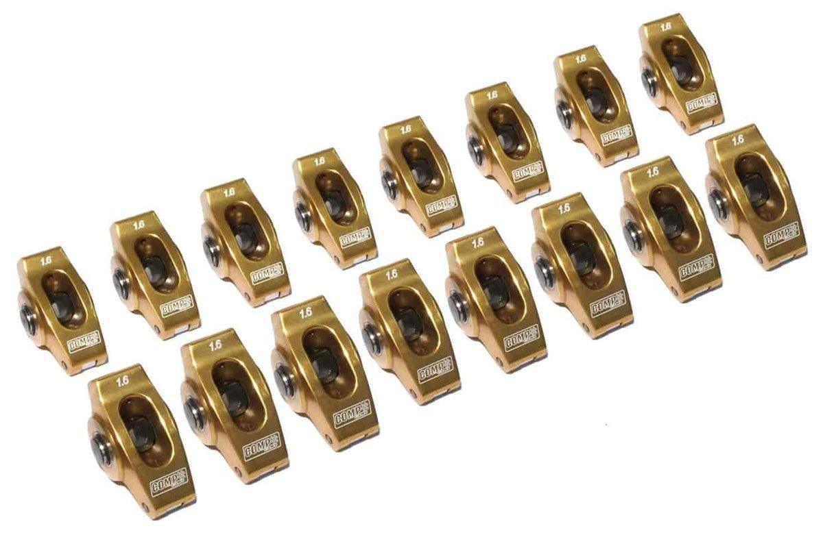 COMP Ultra-Gold Roller Rocker 3/8", 1.6 Ratio (CO19002-16) CO19002-16