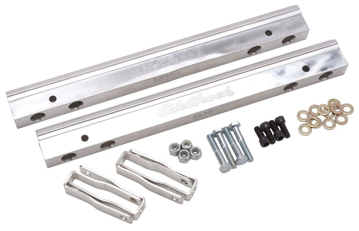 Edelbrock Replacement Parts for Pro-Flo EFI Systems - Aluminium Fuel Rail Kit (ED3630)