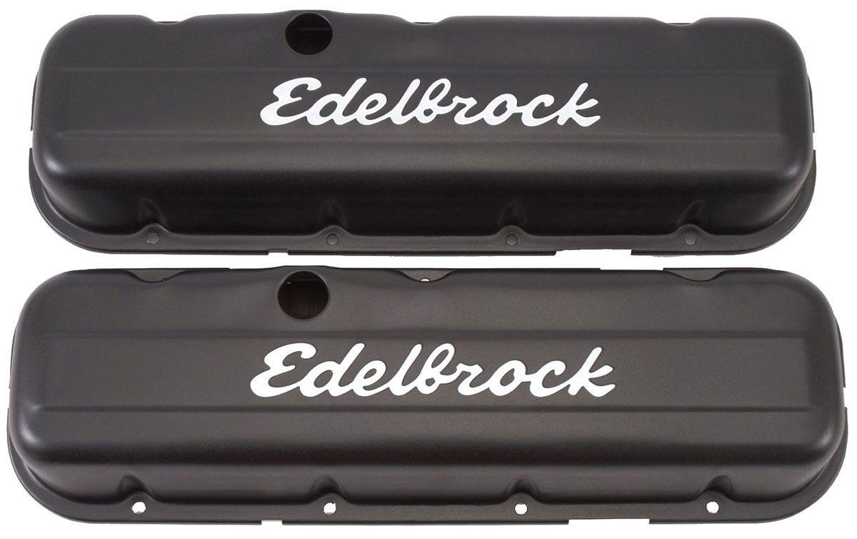 Edelbrock Signature Series Black Valve Covers (ED4483) ED4483