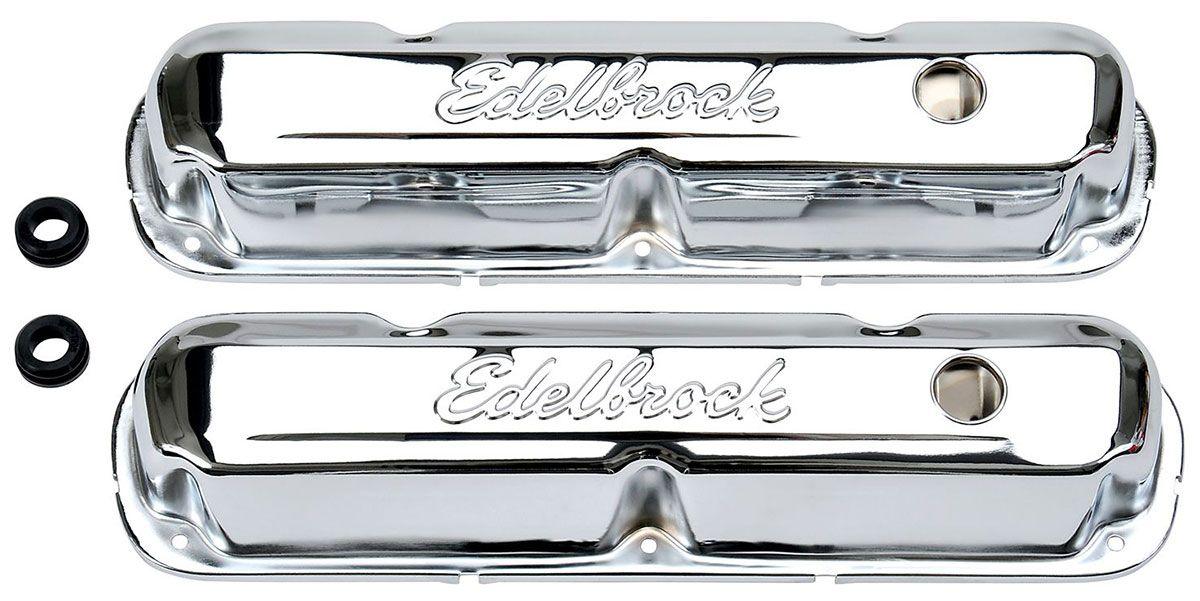 Edelbrock Signature Series Chrome Valve Covers (ED4495) ED4495