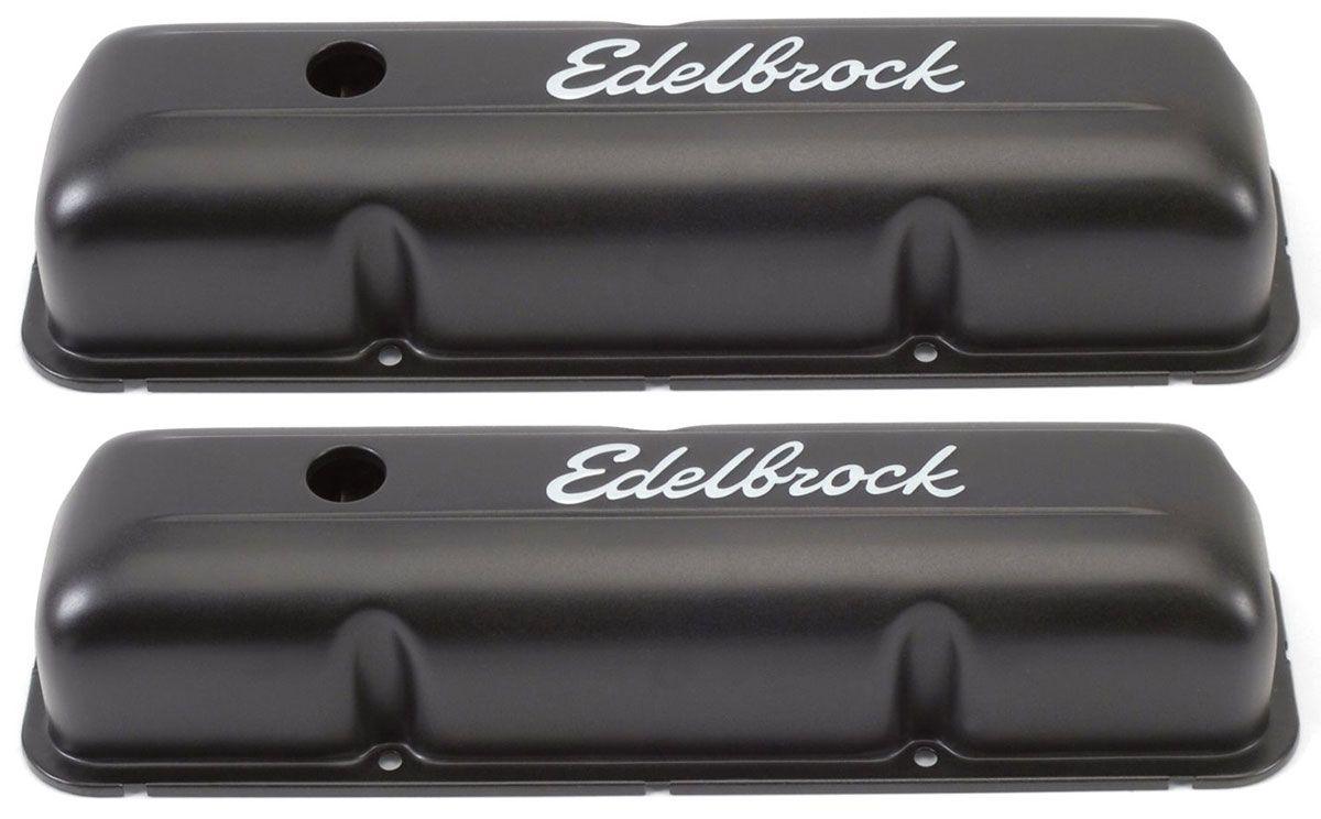 Edelbrock Signature Series Black Valve Covers (ED4623) ED4623