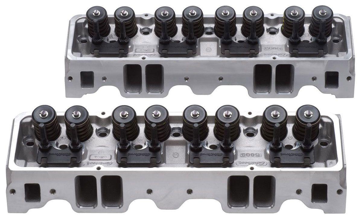 Edelbrock E-210 Cylinder Heads - Pair - Complete (ED5085) ED5085