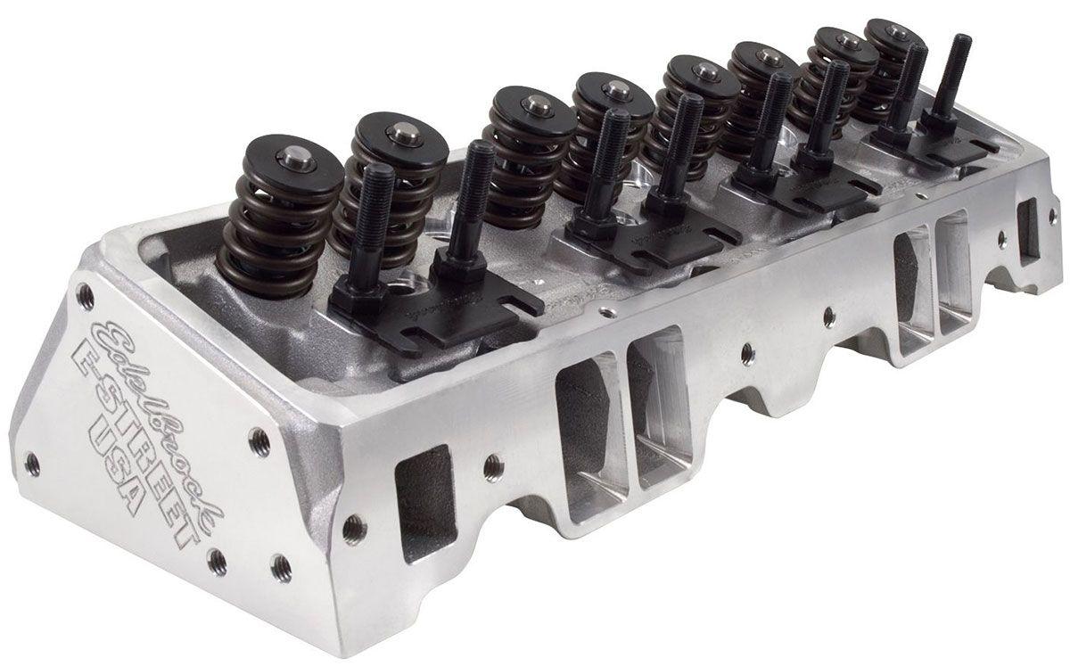 Edelbrock E-Street 185 Cylinder Heads - Pair - Complete (ED5089)