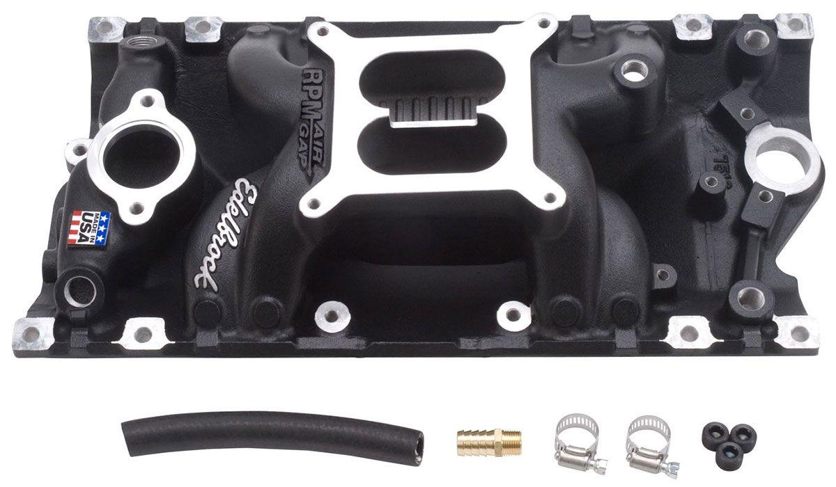 Edelbrock RPM Air-Gap Intake Manifold Black Finish (ED75163) ED75163