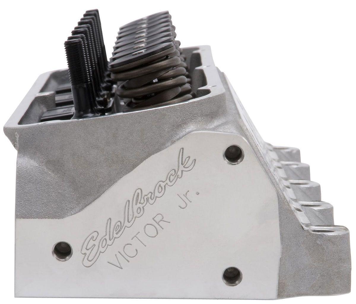 Edelbrock Victor Jr. 20° Cylinder Heads - Single - Complete (ED77199)