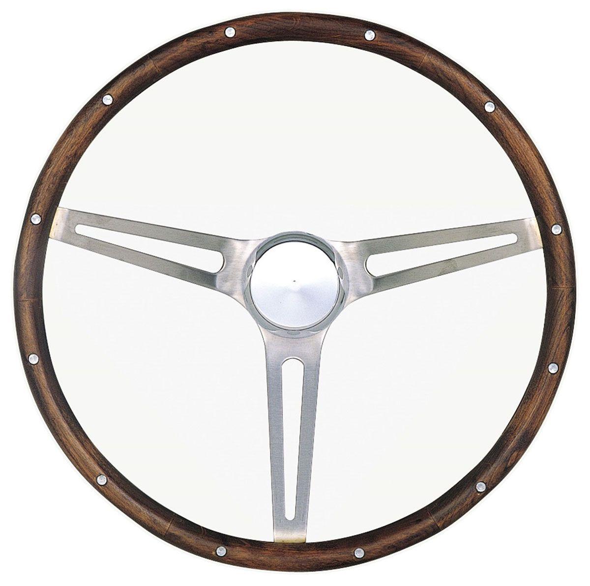 Grant 15" Classic Steering Wheel With Polished Horn Button (GR967-0) GR967-0