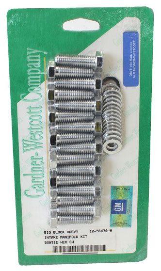 Gardener Chrome Hex Intake Manifold Bolt Set (GW10-56479-H) GW10-56479-H