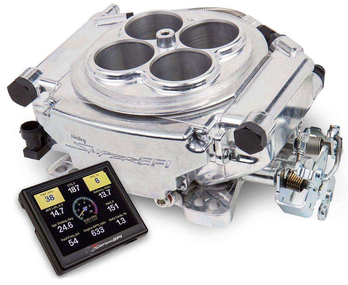 Holley Sniper EFI 4BBL Self Tuning System - Shiny Finish (HO550-512) HO550-512