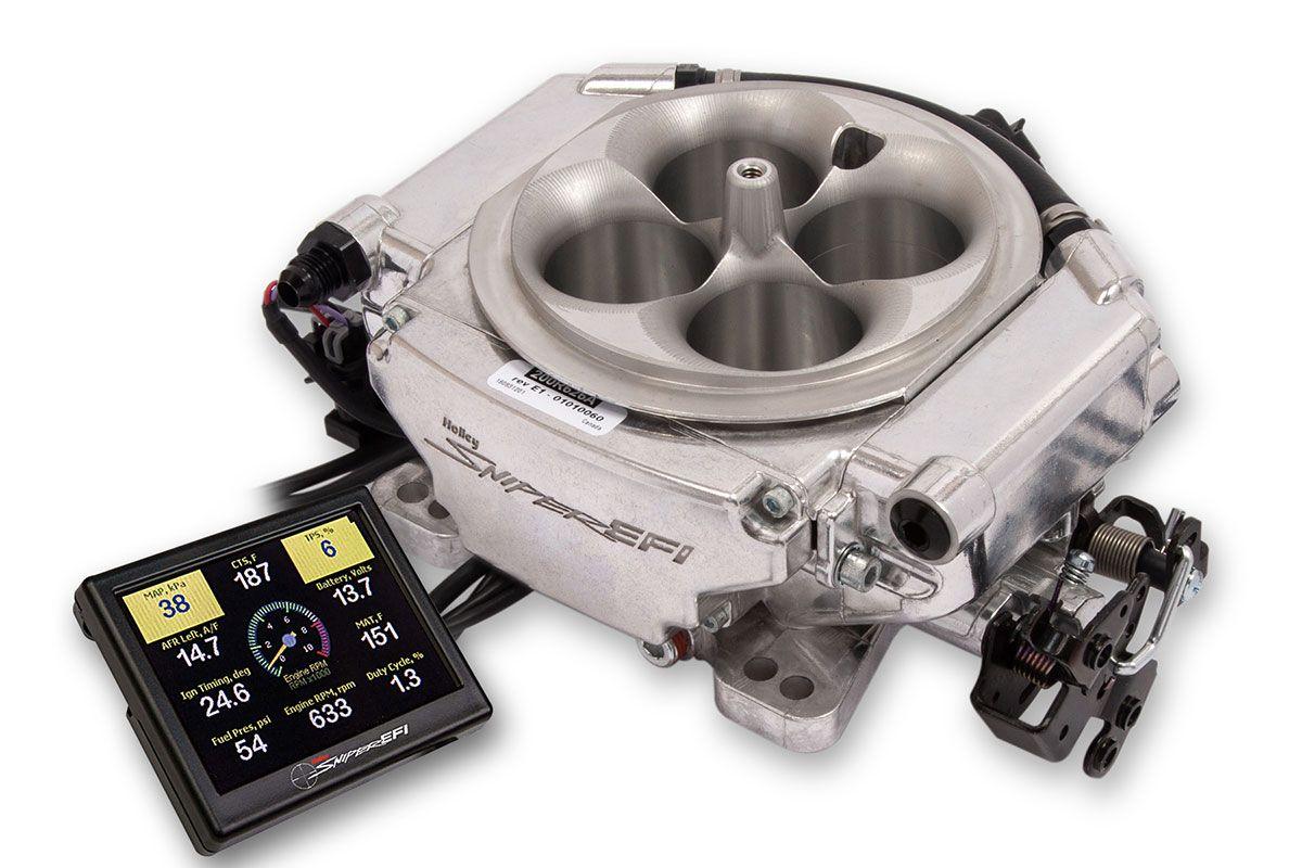 Holley Sniper EFI XFLow 4BBL Self Tuning System, Polished (HO550-544) HO550-544