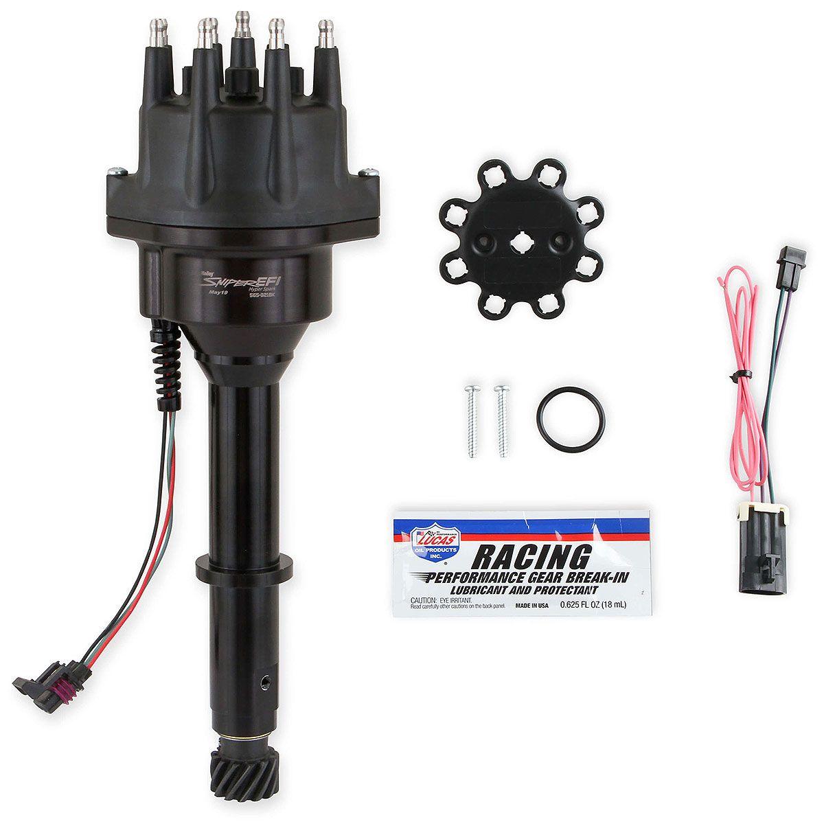Holley Hyperspark Distributor - Black (HO565-321BK) HO565-321BK