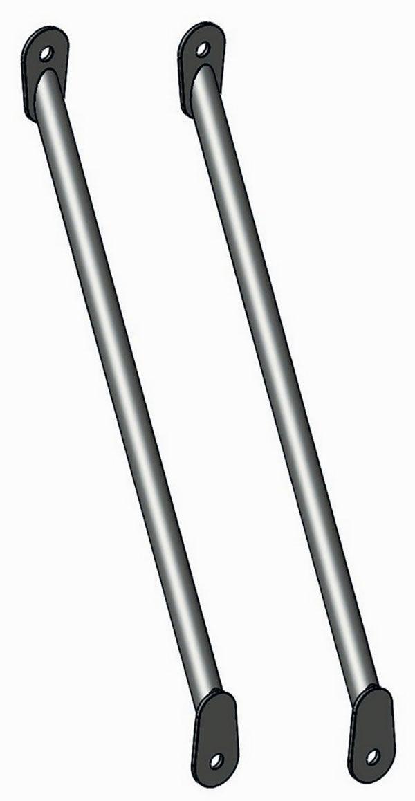 HRP Nose Wing Rear Bracket 9" Rise (HRP-8114-JJ9) HRP-8114-JJ9