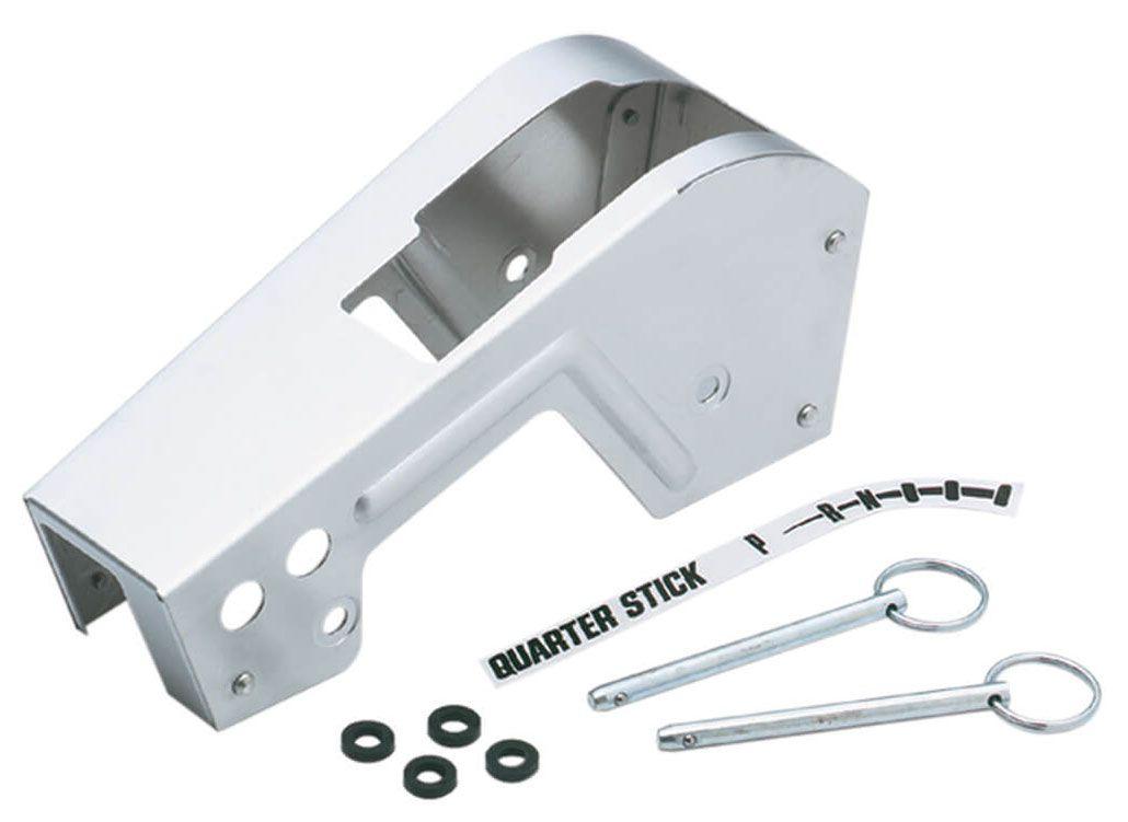 Hurst Shifter Cover, Aluminium, Natural, Quarter Stick, Each (HU1300041) HU1300041
