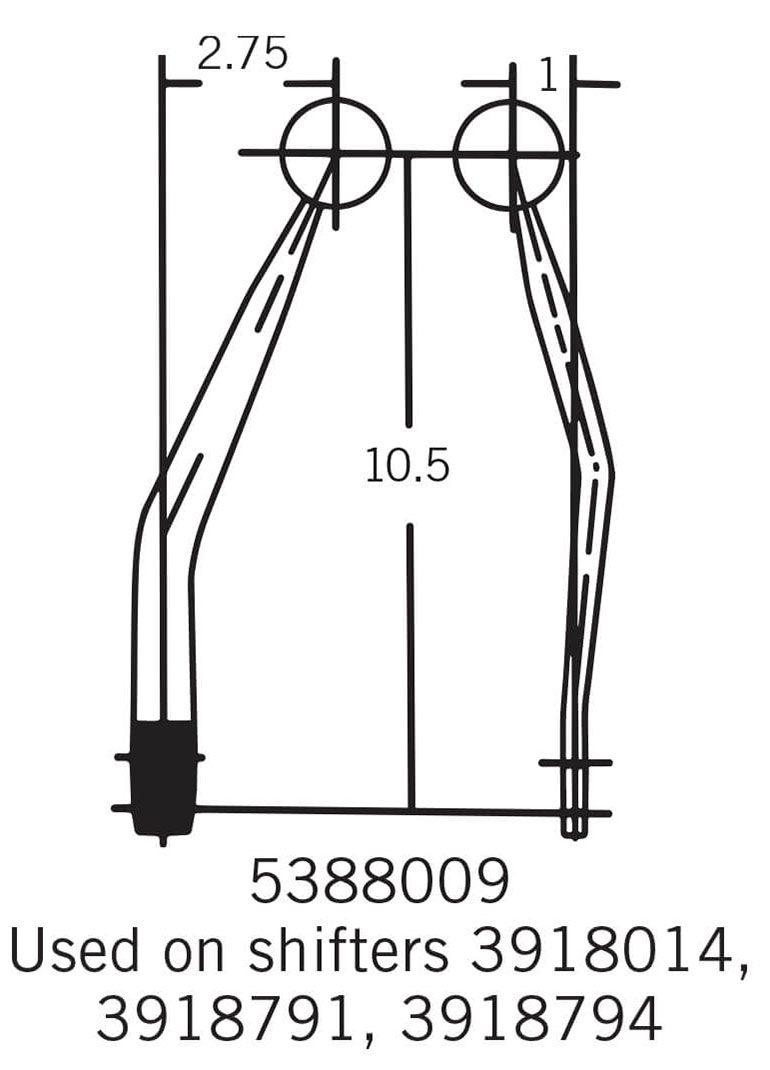 Hurst Manual Shifter, Competition, Plus, Saginaw, 441, For Chevrolet, For Oldsmobile, For Pontiac, Each (HU3918794)