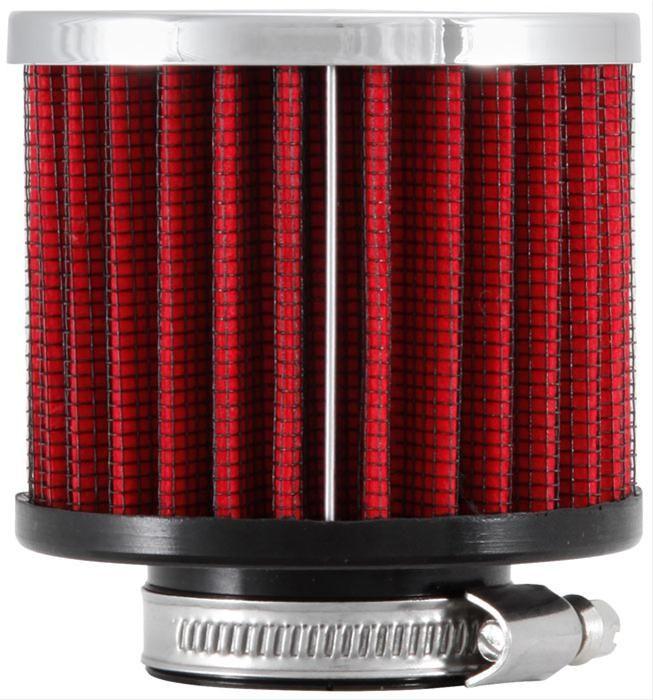 K&N Clamp-On Vent Filter 3 OD x 2-1/2 H (KN62-1480)