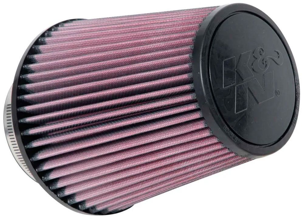 K&N Universal Clamp On Filter Fits 4 in (102 mm) (KNRU-1032) KNRU-1032