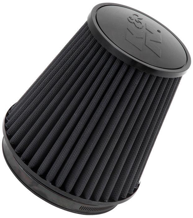 K&N Black Universal Round Tapered Clamp On Filter Fits 6" (152mm) (KNRU-3101HBK) KNRU-3101HBK