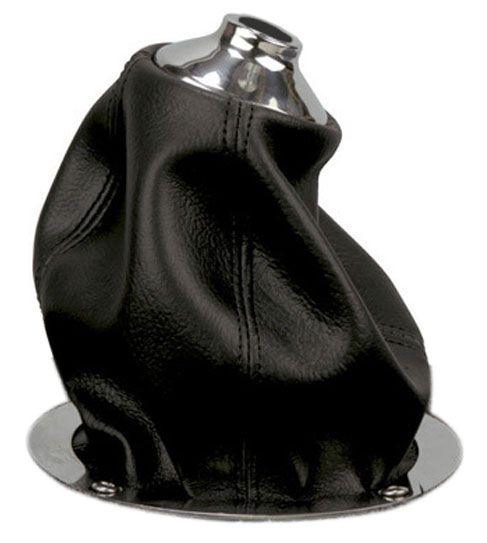 Lokar Classic Shifter Boot with Stainless Steel Ring (LK-70-CLB)