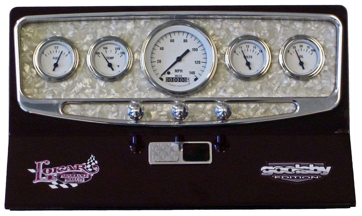 Lokar Goolsby Oval Dash Insert 5 Gauge (LK-BDI-9139) LK-BDI-9139